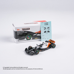 TW 1:64 McLaren MCL60 Monaco摩纳哥 皮亚斯特里 F1汽车模型成品