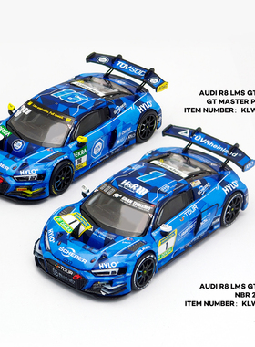 Kilo works 1:64 奥迪R8 LMS GT3 EVO 纽博格林 24h 合金汽车模型