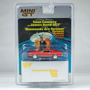 MINIGT 1:64 Mustang Mach 1 Diamonds Are Forever 007 汽车模型