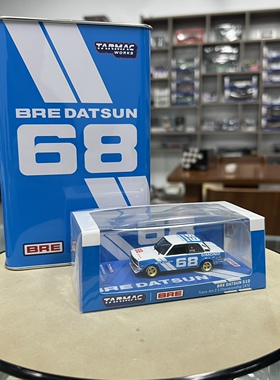 Tarmac Works TW油罐版1:64达特桑510 BRE 68号Datsun汽车模型