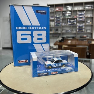 Tarmac Works TW油罐版1:64达特桑510 BRE 68号Datsun汽车模型