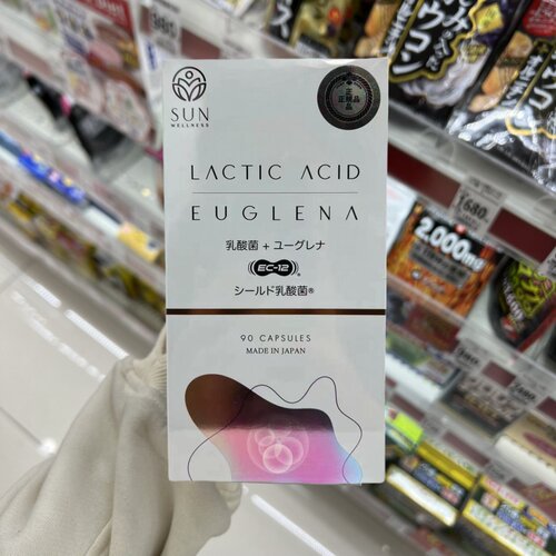 日本 代购SUN LATIC ACID EUGLENA 双岐杆菌乳酸菌+裸藻肠胃90粒