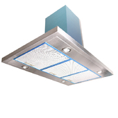 大吸力家用不锈钢静音中岛烟机吊顶式 T型悬挂油烟机 开放厨房欧式