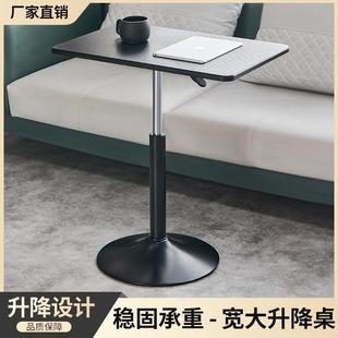 工作台懒人桌 升降电脑桌移动写字桌直播桌子家用旋转办公桌站立式