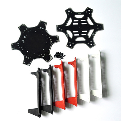 多轴飞行器F550套装/新西达动力配置/沉金机架/550六轴 6轴