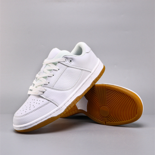 2025蛇年春季新款生胶底小白鞋男士运动休闲板鞋头层牛皮男鞋