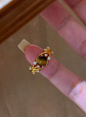 藤蔓戒指女开口食指戒