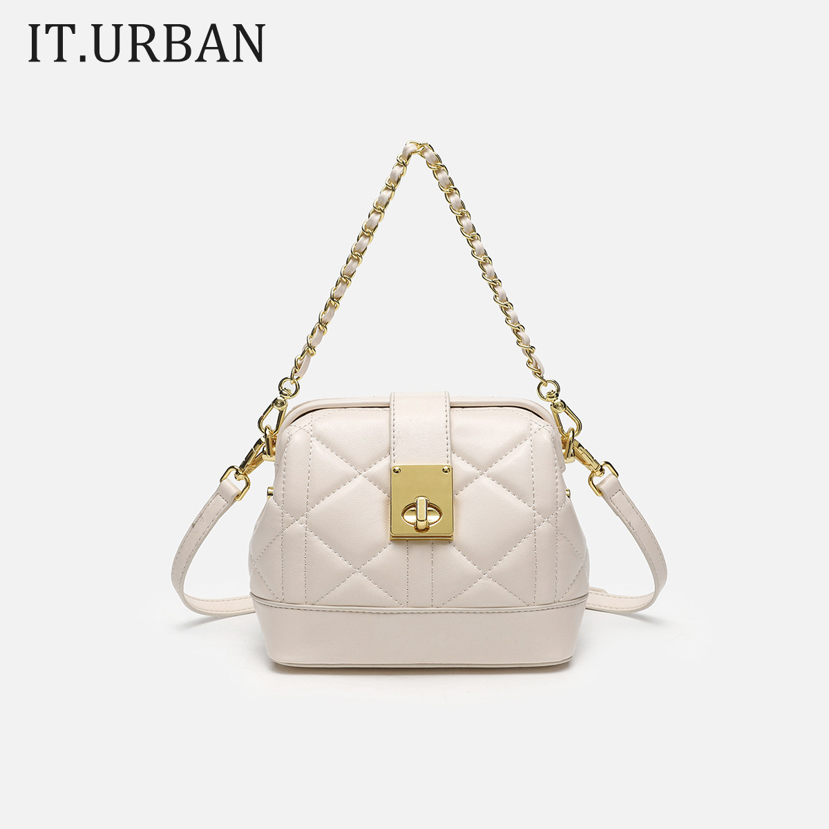I.TURBAN小众贝壳包包女士2026新款百搭菱格链条包单肩斜挎手提包