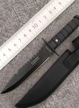 随身小刀锋利高硬度户外生存野外求生刀具防身冷兵器战术格斗直刀