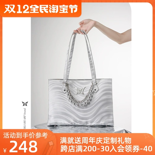 Оригинальная небольшая дизайнерская вместительная и большая сумка на одно плечо, ноутбук