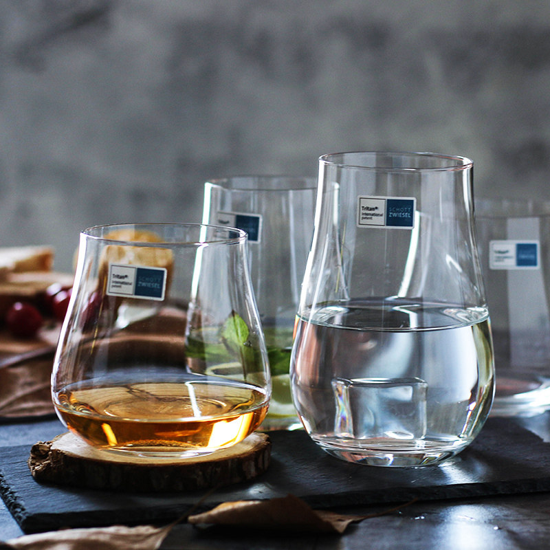 德国进口肖特圣维莎水晶玻璃杯威士忌纯饮杯鸡尾酒杯啤酒杯果汁杯