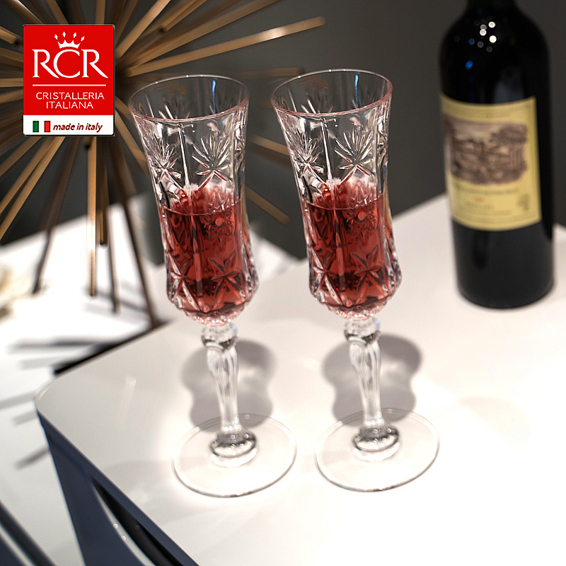 意大利RCR 原装进口宫廷水晶玻璃红酒杯葡萄酒杯香槟杯白酒杯