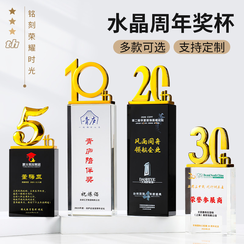 数字周年纪念长期员工入职福利品图片
