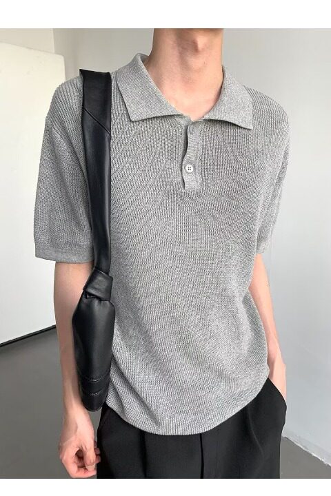 翻领短袖polo衫男潮牌夏季t恤韩版潮流新百搭体恤513PL118P40,男装针织衫/毛衣,星座513