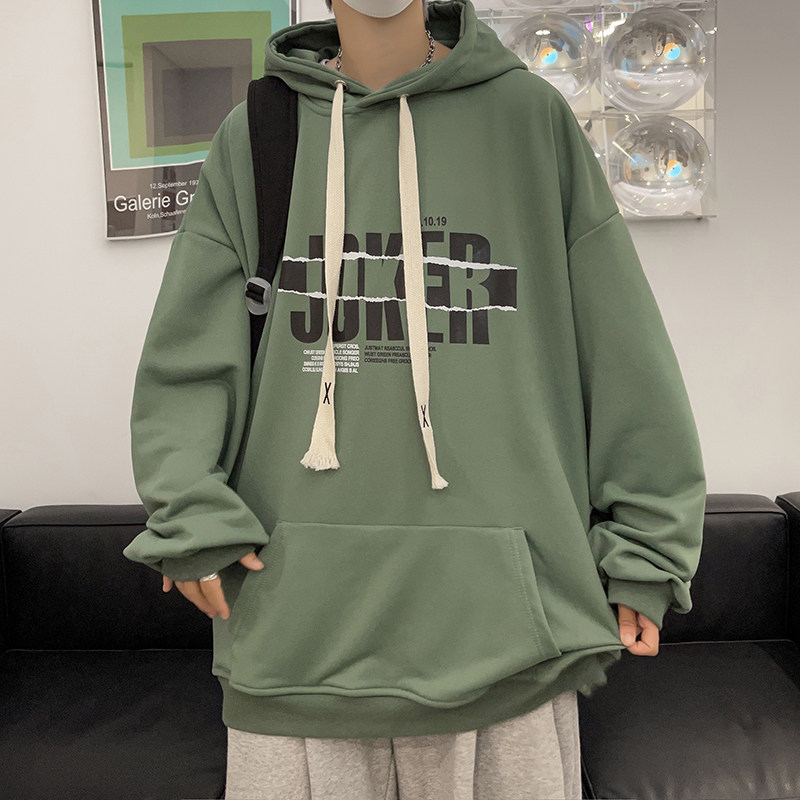 秋季新款大帽绳连帽流行时尚男装套头卫衣情侣外套514-7WY04P48,男装卫衣,星座513