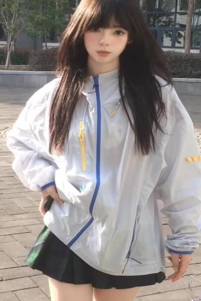户外防晒衣女夏新拉链撞色休闲透气轻薄连帽防晒513FS444-1P40,女装防晒衣,星座513