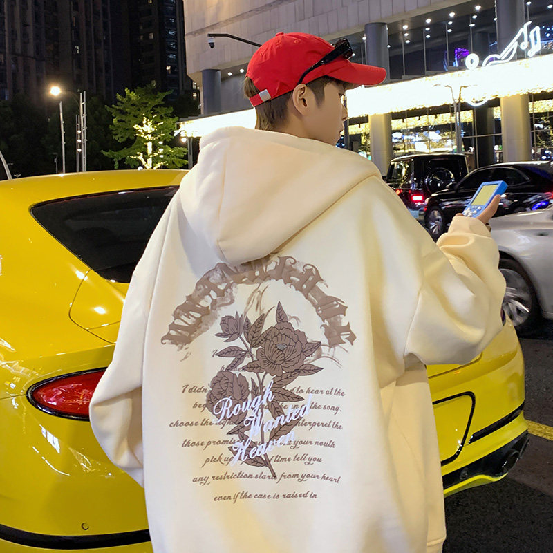 秋冬款连帽拉链开衫重磅加绒加厚休闲外套棉服514-7MYK6007P68,男装棉衣,星座513