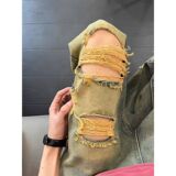 美式水洗做旧破洞牛仔七分裤女夏季新款阔腿中裤513DK1228P43，女装牛仔裤，星座513