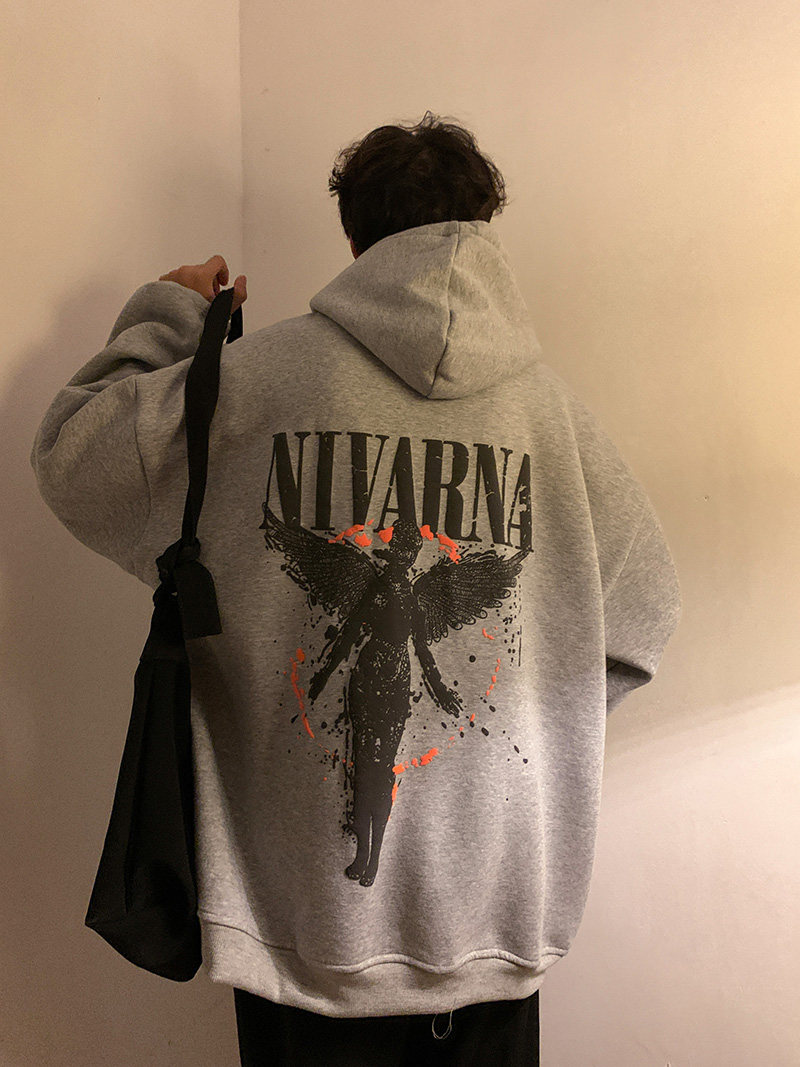 冬季加厚欧美式嘻哈高级感连帽印花潮流外套男514-7 MYL6009 P65图片
