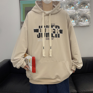 秋季新款大帽绳连帽流行时尚男装套头卫衣情侣外套514-7WY04P48