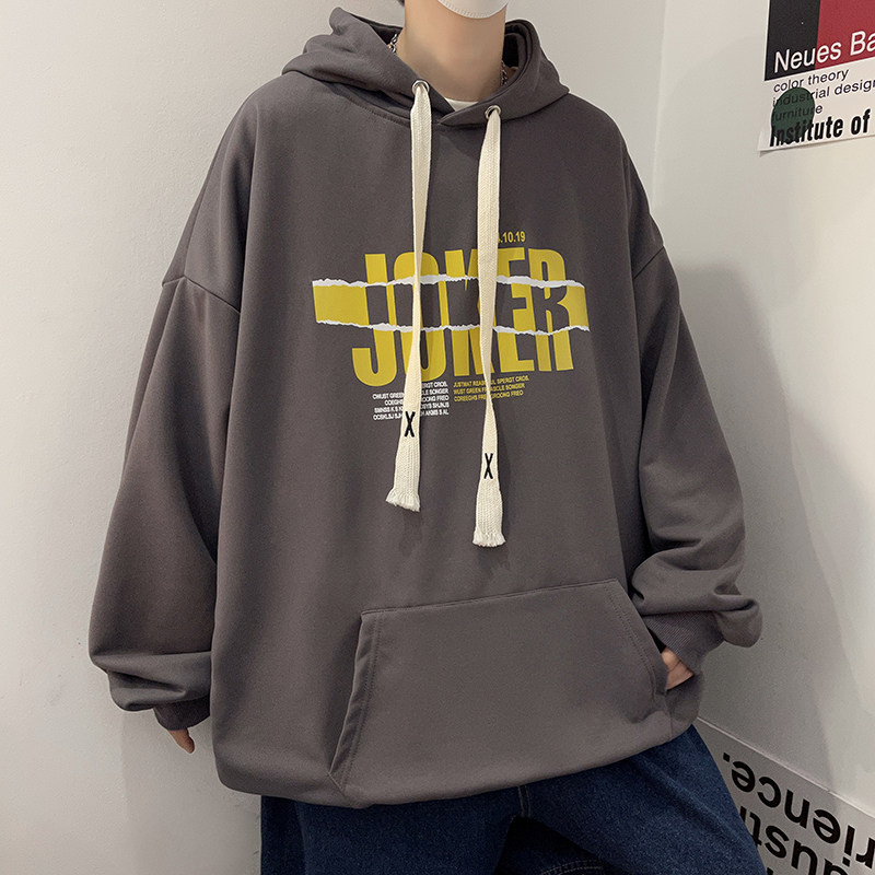 秋季新款大帽绳连帽流行时尚男装套头卫衣情侣外套514-7WY04P48,男装卫衣,星座513