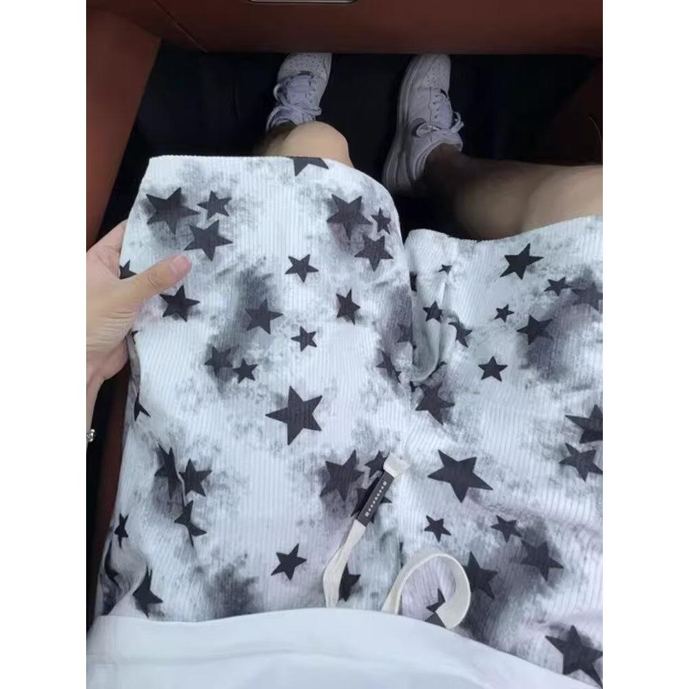 夏季新款美式短裤男潮牌薄款宽松运动休闲五分裤513DK1669特P23,女装休闲裤,星座513