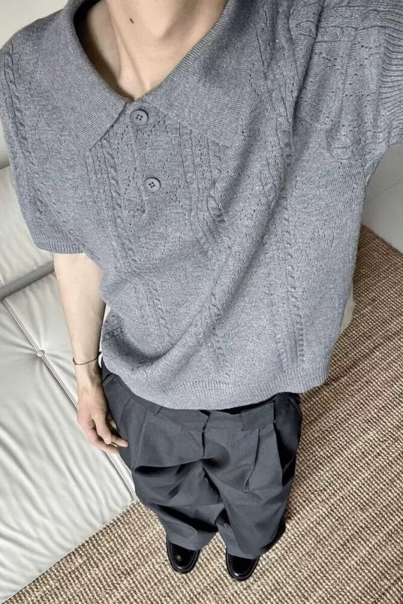 翻领短袖polo衫男潮牌夏季t恤韩版新款百搭体恤上衣513DX1004P45,男装T恤,星座513