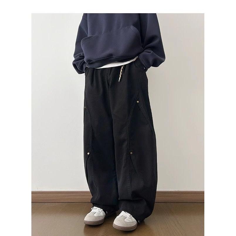 美式复古男水洗工装宽松直筒潮款休闲裤潮513CK291P40,男装工装外套,星座513