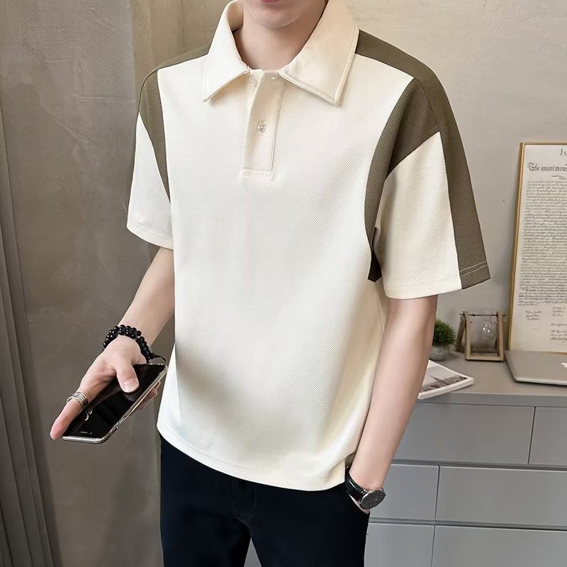 新款夏季POLO衫短袖简约潮流潮青春流行百搭513PL1123P32,男装Polo衫,星座513