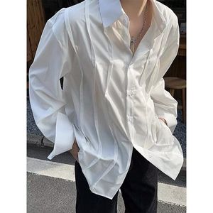 长袖衬衫日系港风宽松衬衣男生夏季潮流百搭休闲 513CX363P37图片