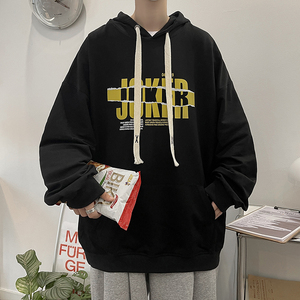 秋季新款大帽绳连帽流行时尚男装套头卫衣情侣外套514-7 WY04 P48图片