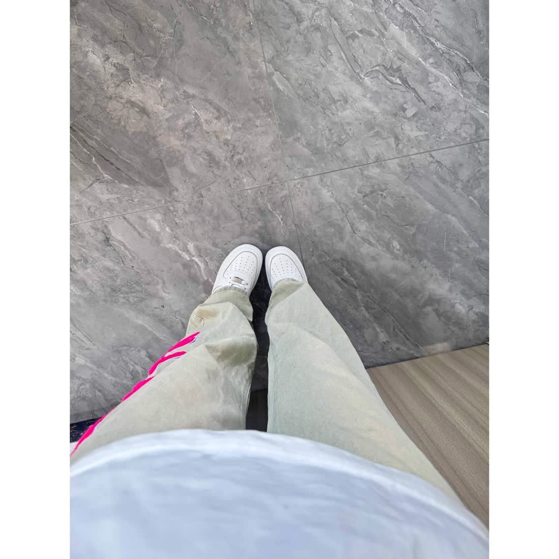 cleanfit黄泥牛仔裤男款美式高街vibe裤子夏季ootd穿搭弯刀微喇裤,男装牛仔裤,星座513