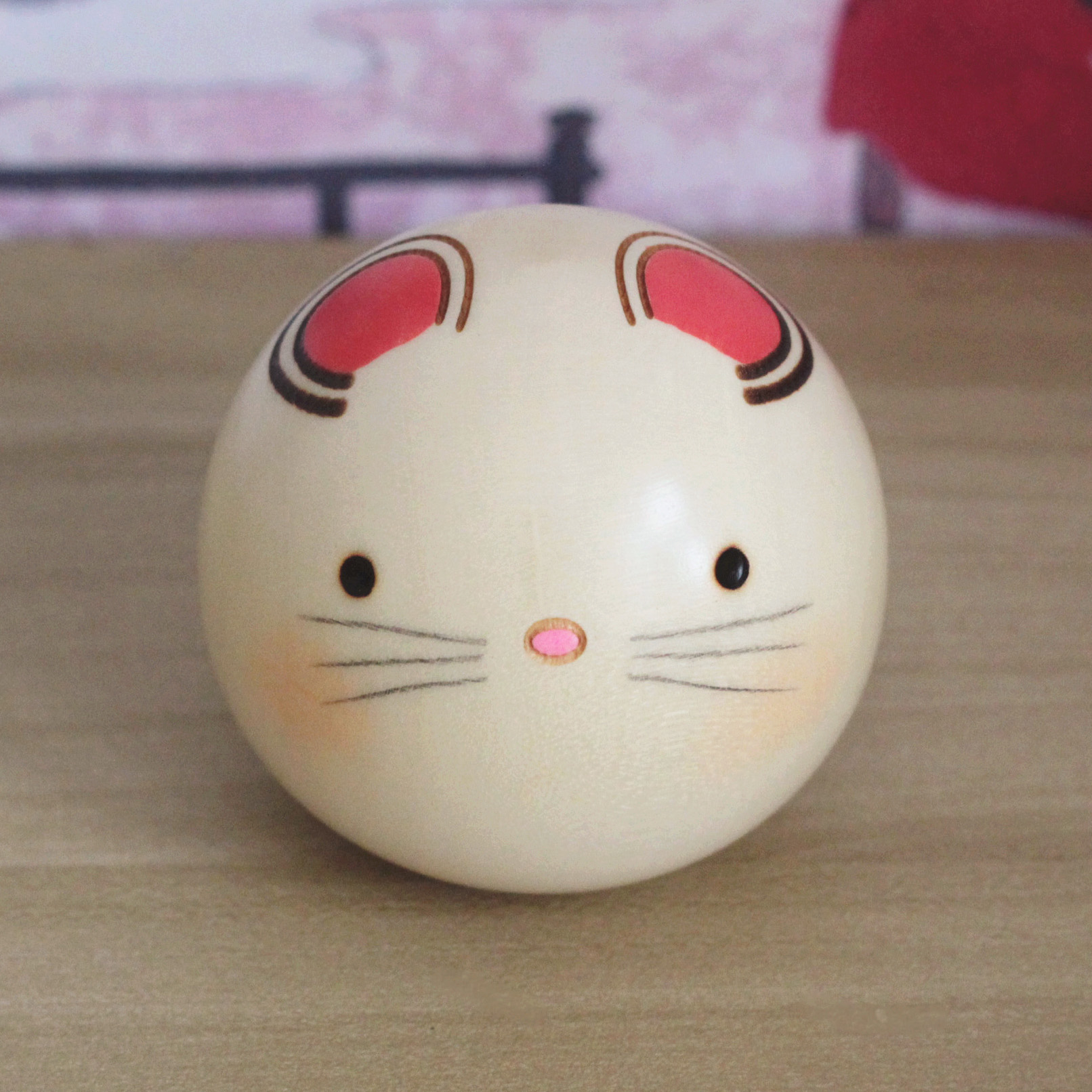卯三郎十二生肖木头日本传统工艺品京都原装进口正品代购汽车摆件