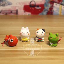 可爱饰品摆件日本式办公桌面小礼物品龙猫皮卡丘京都龙虎作御守