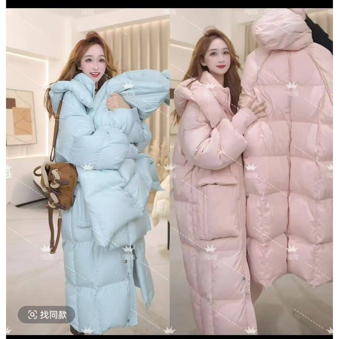 中长款棉衣女冬季2025新款韩版大口袋面包服连帽款宽松棉服大被子,女装/女士精品,棉衣/棉服,淘宝优惠券,粉丝福利购,淘宝优惠卷