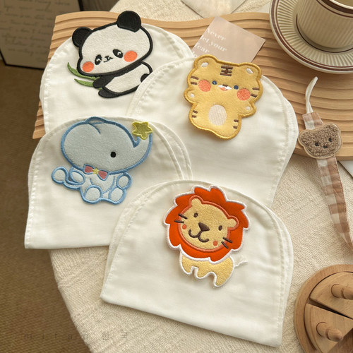 ins韩系夏季男女童单向导湿婴儿纯棉吸汗巾幼儿纱布宝宝隔汗巾