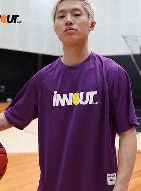 INNOUT LAB运动T恤男篮球短袖速干透气排汗训练美式半袖投篮服