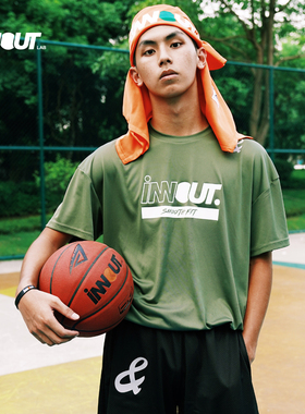 INNOUT LAB夏季SMOOTH FIT短袖T恤男圆领运动速干透气健身跑步训