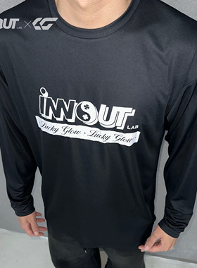 INNOUT X Lucky Glow户外速干衣打底衫训练运动四叶草幸运长袖T恤
