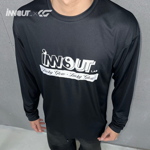 INNOUT X Lucky Glow户外速干衣打底衫训练运动四叶草幸运长袖T恤