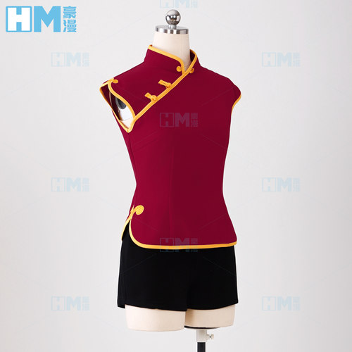 豪漫神乐短袖cos服刺绣工艺银魂