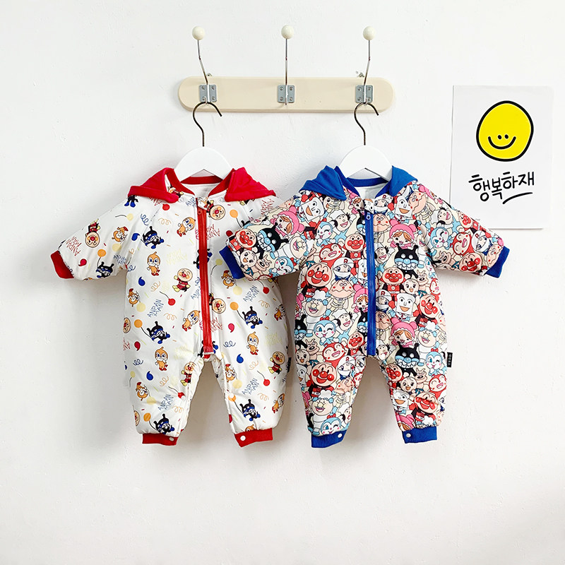 新生婴儿ins连体衣韩国外出宝宝哈衣爬服冬装保暖加厚带帽棉衣,童装/婴儿装/亲子装,连身衣/爬服/哈衣,淘宝优惠券,粉丝福利购,淘宝优惠卷