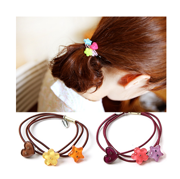 angelrena韩国进口饰品桃心发圈