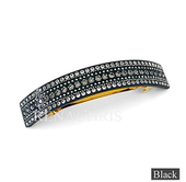 AngelRena韩国进口饰品头饰拱形闪亮水钻弹簧夹顶夹 B704