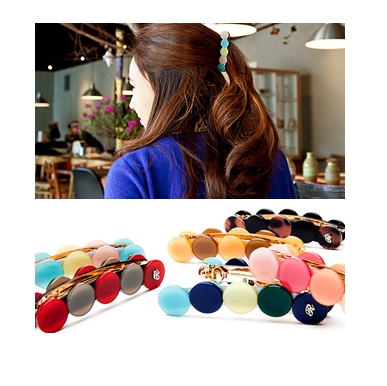 angelrena韩国进口撞色香蕉夹