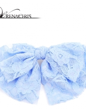 AngelRena韩国进口饰品发饰头饰蕾丝蝴蝶结发夹顶夹RF212