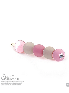 AngelRena韩国进口头饰小圆成年女款夹子发卡发夹刘海夹边夹C109