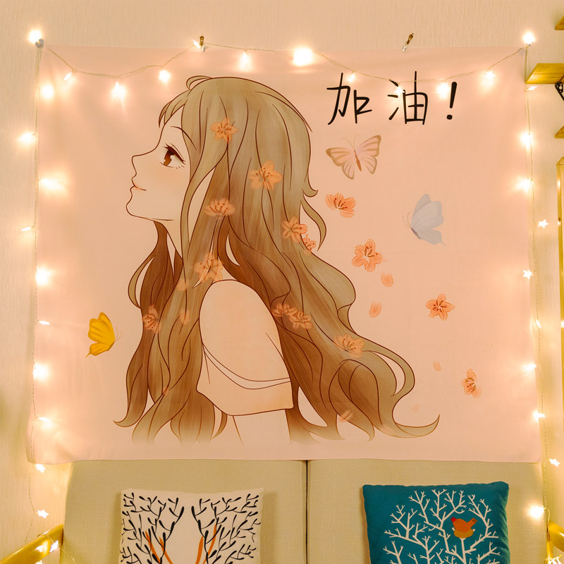 背景布ins风挂布卧室宿舍房间改造布置床头画布海报墙面装饰墙布|ruв категории домашний ткань, гобелен/гобелен - от Buy2taobao.com для оказания профессиональной услуги покупки агента Taobao