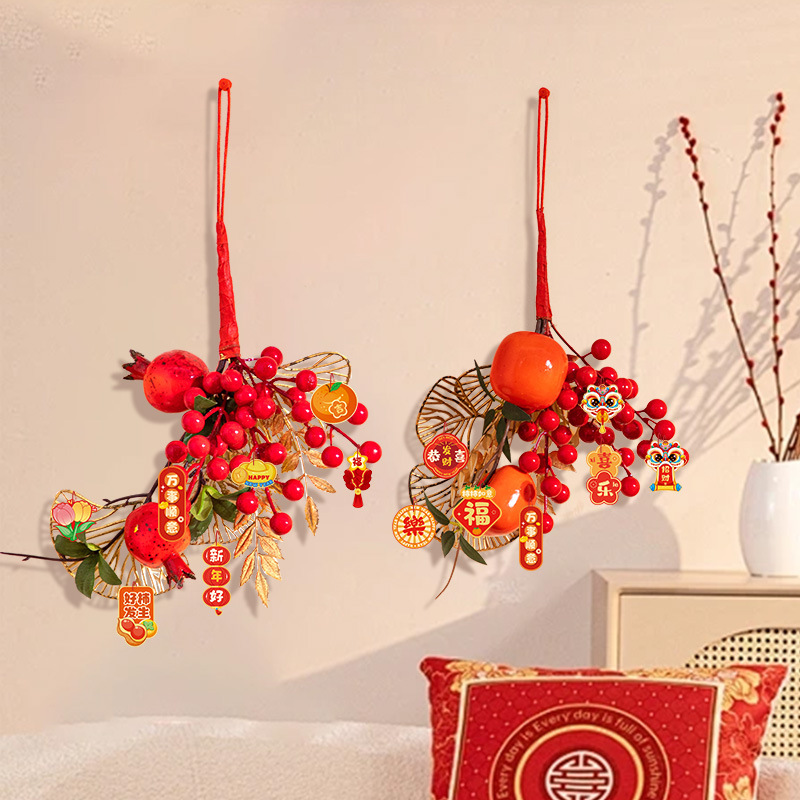 2026马年新年过年喜庆挂件春节装饰大门墙上挂饰贺年布置用品年货