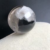 23mm老矿福利卷毛天然水晶卷毛兔毛单珠